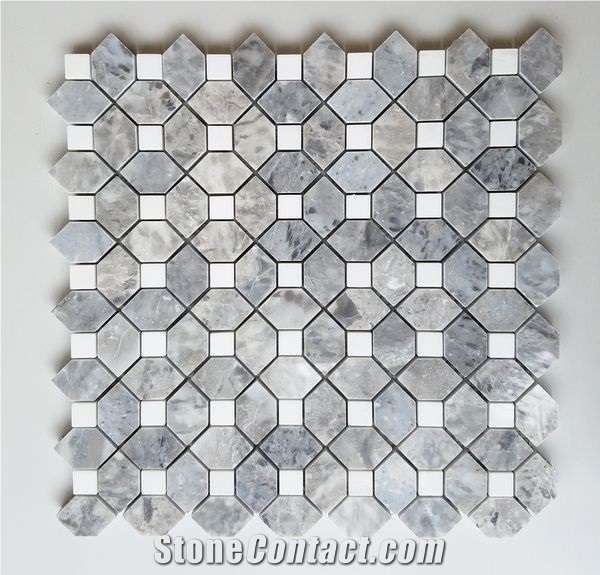 Marble Mosaic Waterjet Medallions Various Different Shapes