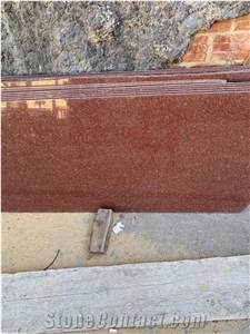 Small Slab Of Red Granite for Gate Decoration