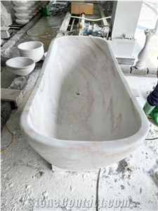 Stone Bathtub Sink Used in Bathroom Made from Vietnam
