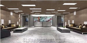 Calacatta Grey Marble Floor Wall Project