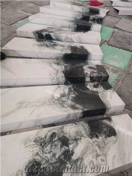 China Landscape Paintings Marble