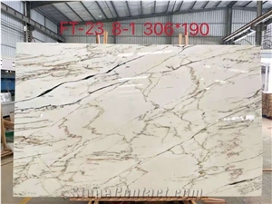 China Oriental White Marble Slabs China Calacatta Oro
