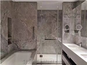 Natural Grey Quartzite Tiles for Kitchen Bathroom