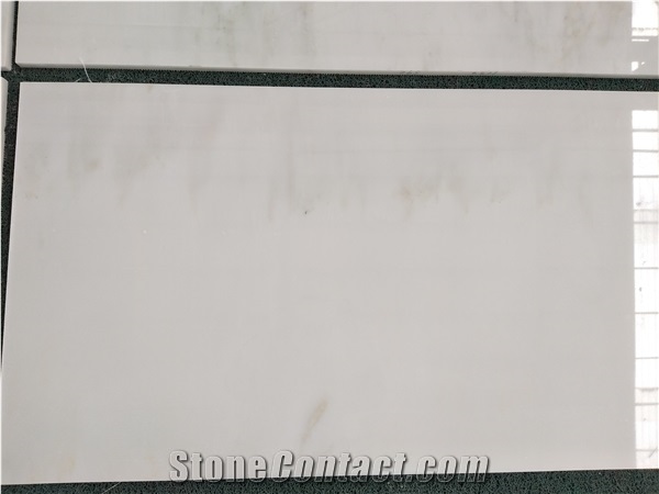Polished Honed Oriental White Marble Tiles