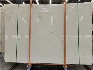 Pure White Marble with Subtle Gray Veins