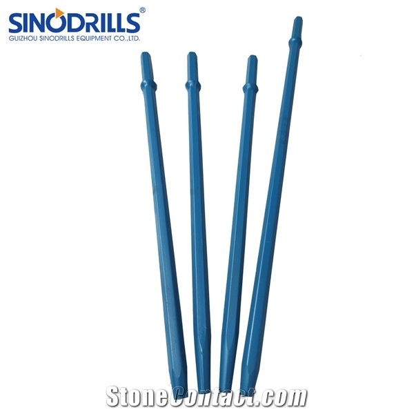 11 Degree 1600mm Tapered Thread Drilling Rods for Quarrying