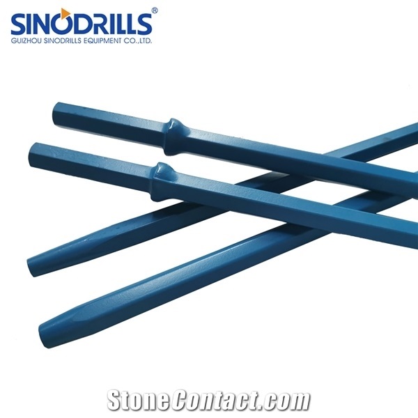 H22 11 Degree 4ft Taper Rock Drill Rod for Mining Tunneling
