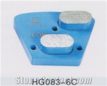 Concrete Polishing Pads Metal Bond Hg083-6C
