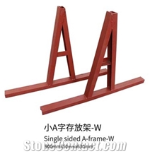 Small Single-Sided A-Frame Storage Rack - W