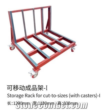 Storage Rack For Cut-To-Sizes (With Casters) - I