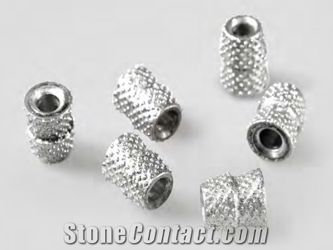 Vacuum Brazed Diamond Wire Beads For Marble