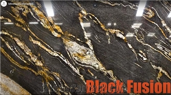 Black Fusion Granite Blocks
