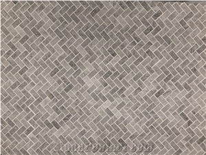 Tundra Grey Marble Mosaic Tiles