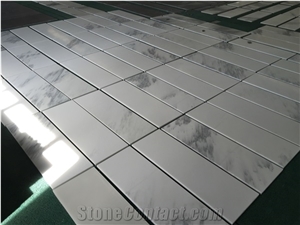China Marble Shangrila White Floorting Tile Landscape White