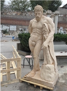 Marble Statue Human Scupltures Hercules Garden Statue