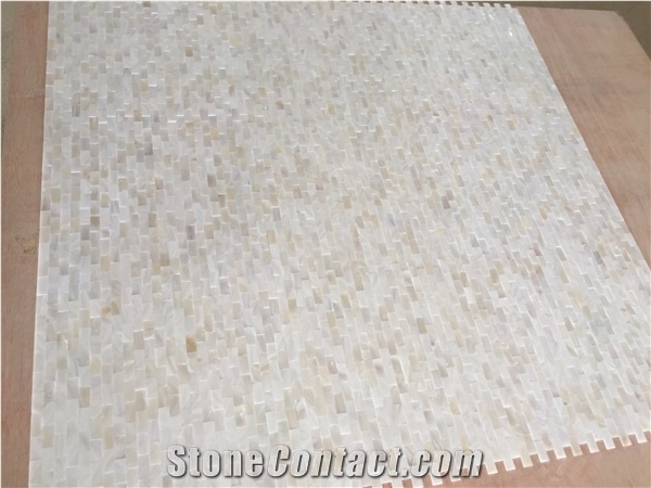 Pearl Shell Mosaic Mop Shell Backsplash Mosaic Bathroom Tile