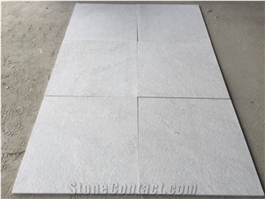 Pure White Quartzite Spa White Flooring Tile for Project