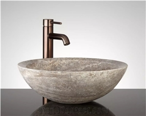 Travertine Wash Basin, Stone Sink