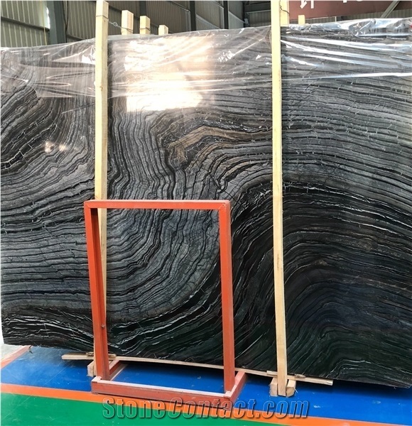 Chinese Black Forest Marble Slabs & Tiles