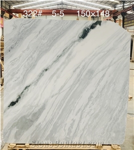 Hot Sale Panda White Marble With Black Veins Tile