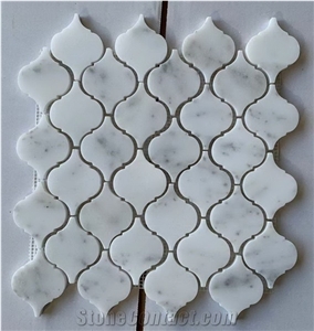 Basketwave Marble Mosaic Wall Tile