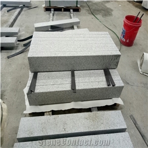 Large Quantity G602 Grey Granite Stone Curbstones Kerbstone
