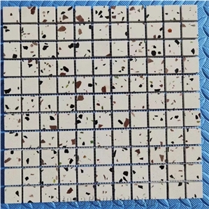 Mesh Mounted Terrazzo Mosaic Tile