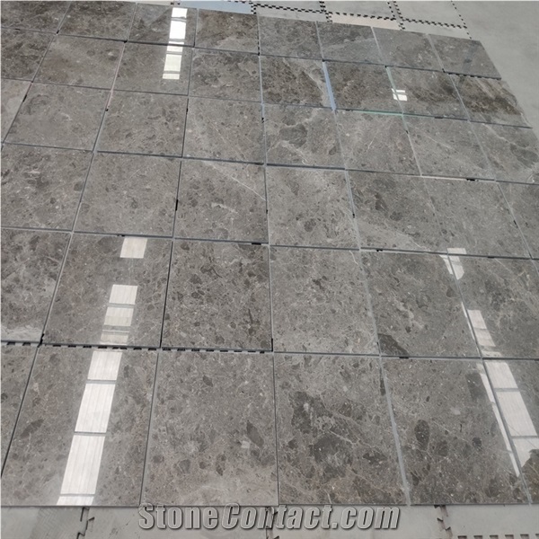 Sicily Gray Marble Tile, Slab