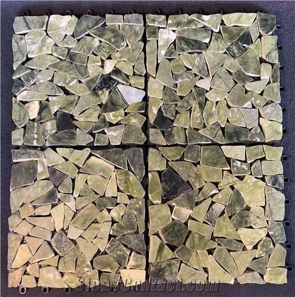 Stone Mosaic Pebble Floor and Wall Tile