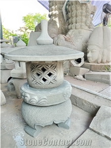 Sandstone Lantern Ornaments for Garden Decorating