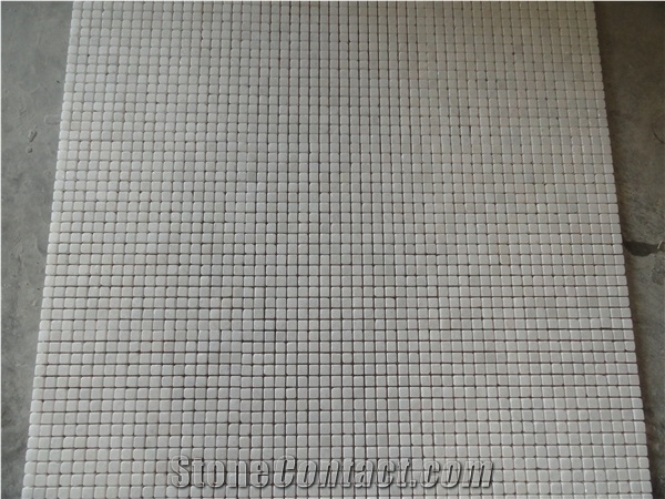 White Marble Mosaic Cw01-R 15x15