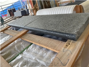 Angola Black Granite Pool Coping Paver Step Tiles