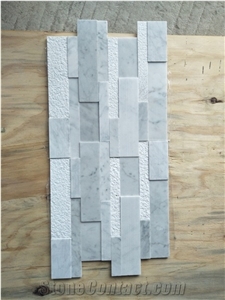 Bianco Carrara,White Marble Cultured Stone Veneer,Ledge