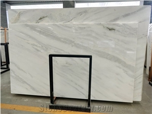 China Luna White Marble Slab Bathroom Wall Tiles