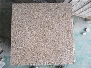 China Yellow Pink Original G682 Granite Tiles Paver