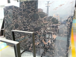 Chinese Nero Black Portoro Marble,Slabs&Tiles