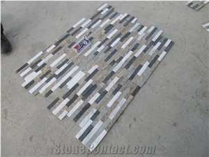 Four Color Cultured Natural Stacked Stone Wall Cladding