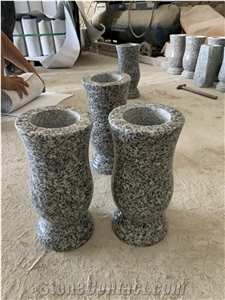 G653 Vases,Grey Monumental Vases,Memorial Accessories