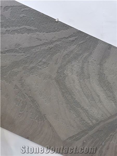 Lyon Grey Quartzite Slabs, Tiles