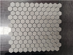 New Cinderella Grey Marble Wall Hexagon Mosaic Tiles