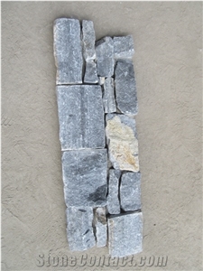 Split Blue Quartzite Cement Stone Wall Cladding Decor Panel