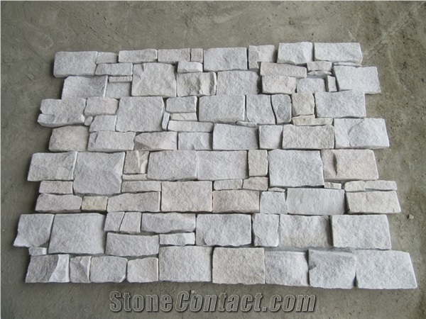 Split Finishing White Sandstone Loose Stone Panel