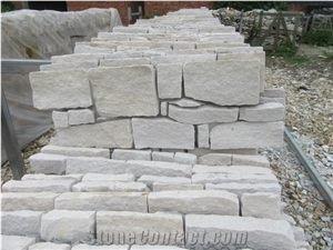 Split Finishing White Sandstone Loose Stone Panel