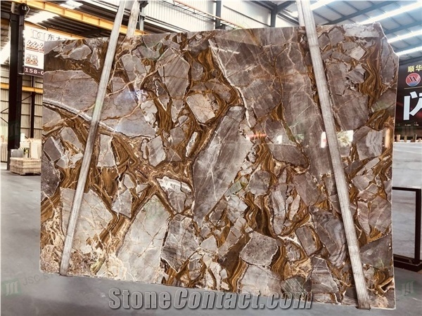 2021 New Interior Luxury Stone Gilded Age Marble Slabs Tiles