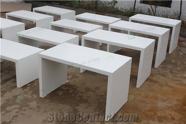 Acrylic Artificial Solid Surface Quartz Stone Table Chair
