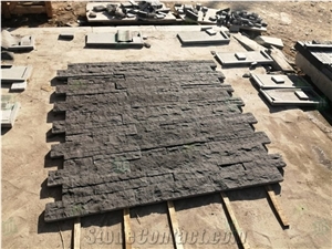 China Cheap Black Slate Exterior Wall Cladding Tiles