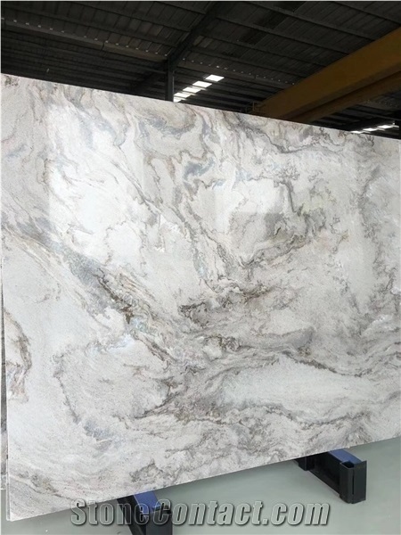 Chinese Palissandro White Brown Marble Polished Slabs/ Tiles