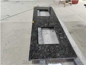 Chinese Steel Grey Granite Custom Design Kitchen Countertop