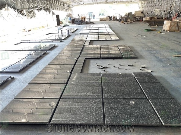 Emerald Pearl Green Granite Tiles for Project Use