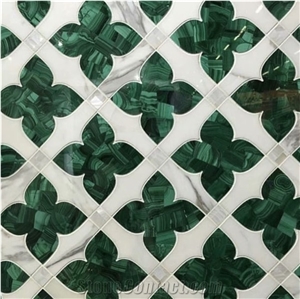 Green Malachite Gemstone Semi Precious Jade Medallions